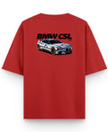 Red Oversized T-shirt Back Design