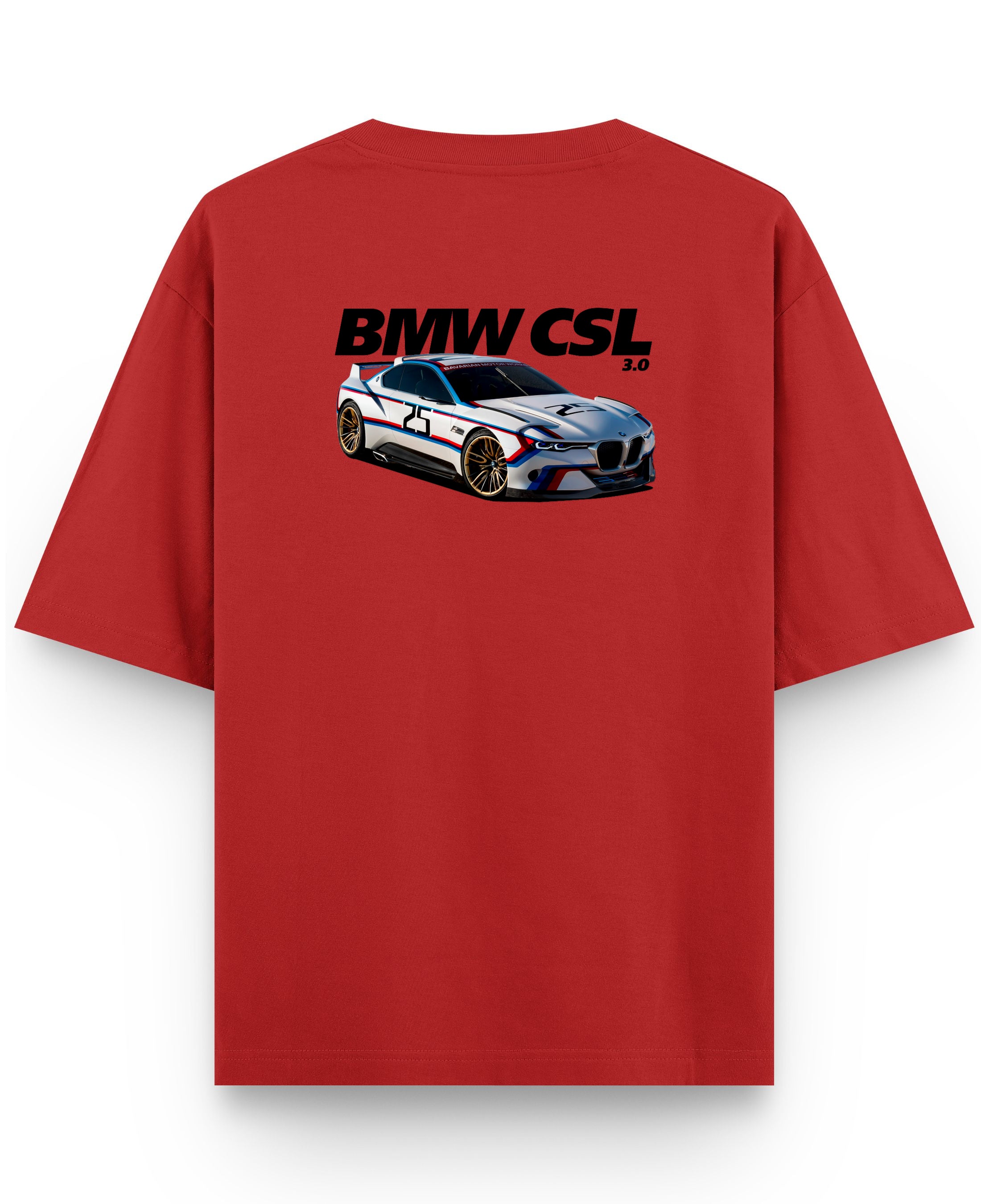 Red Oversized T-shirt Back Design
