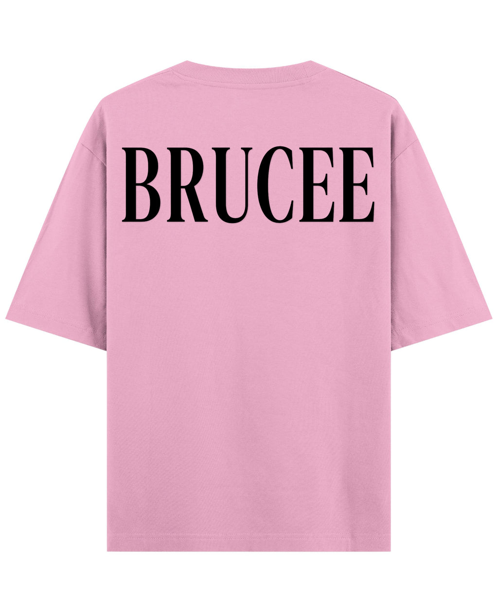 Baby Pink Oversized T-Shirt Back Design
