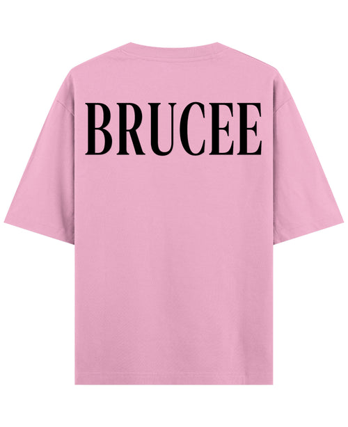 Baby Pink Oversized T-Shirt Back Design