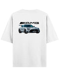 White Oversized T-shirt Back Design