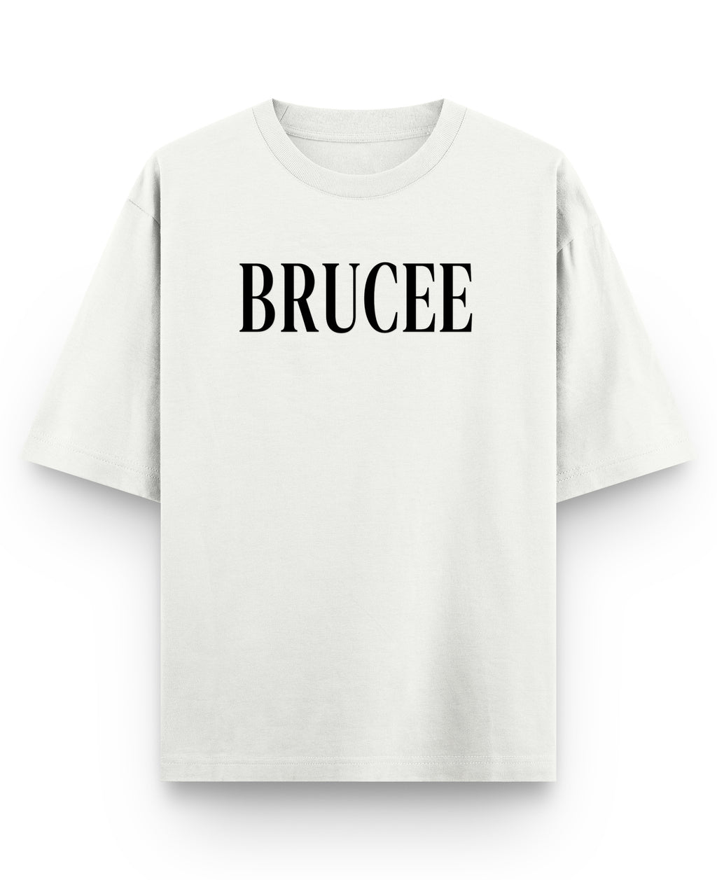 Off White Oversized T-shirt Front Design